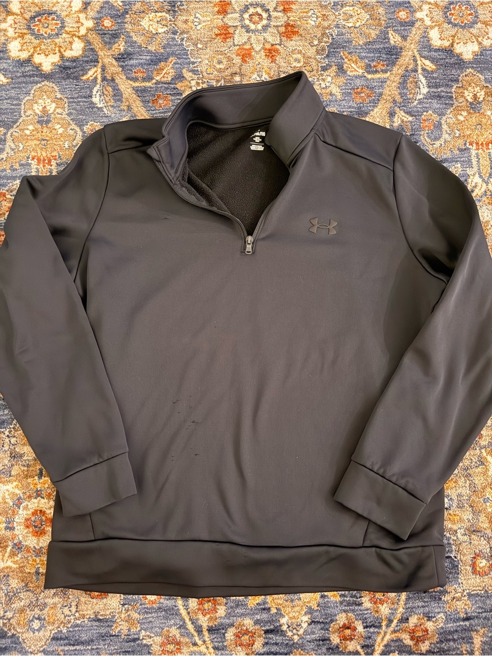 Under Armour Men's Black Performance Quarter-Zip Pullover